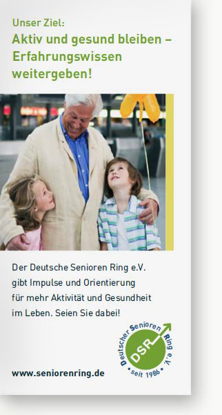 Informationsfolder Deutscher Senioren Ring e.V.