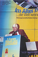 Historie Seniorenring: Prof. Dr. med. Erich Kröger beim 5. Forum Reisen und Gesundheit, 2004